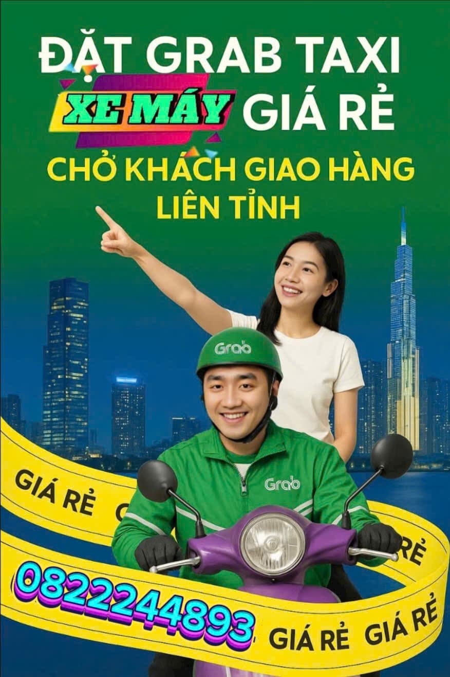 XE ÔM GRAB GIANG ĐIỀN TRẢNG BOM ☎️ 0559023567