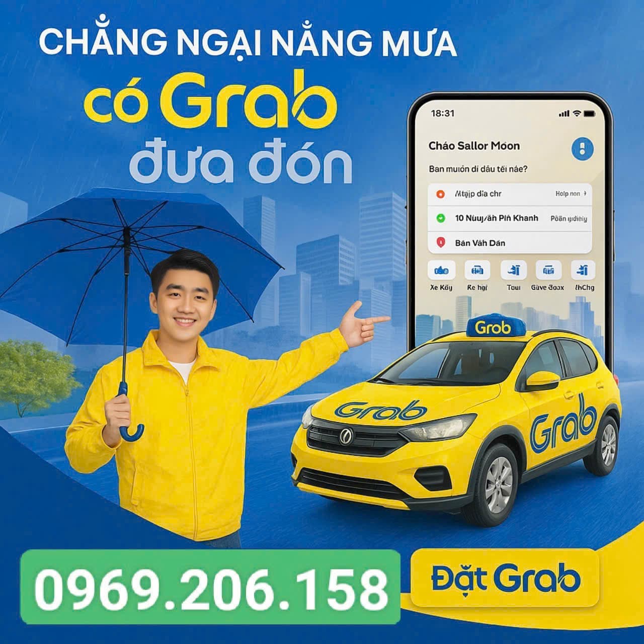 Xe Ôm Grab Bến Lức ☎️0559023567